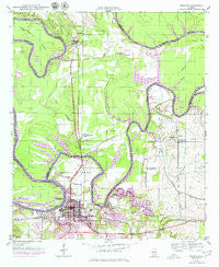 Demopolis Alabama Historical topographic map, 1:24000 scale, 7.5 X 7.5 Minute, Year 1946