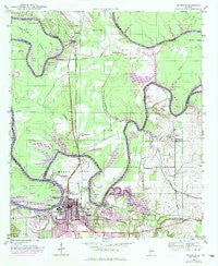 Demopolis Alabama Historical topographic map, 1:24000 scale, 7.5 X 7.5 Minute, Year 1946