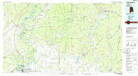 Demopolis Alabama Historical topographic map, 1:100000 scale, 30 X 60 Minute, Year 1986