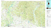Demopolis Alabama Historical topographic map, 1:100000 scale, 30 X 60 Minute, Year 1990
