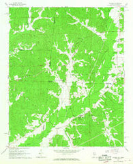 Detroit Alabama Historical topographic map, 1:24000 scale, 7.5 X 7.5 Minute, Year 1967
