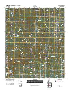 Dexter Alabama Historical topographic map, 1:24000 scale, 7.5 X 7.5 Minute, Year 2011
