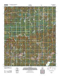 Dixie Alabama Historical topographic map, 1:24000 scale, 7.5 X 7.5 Minute, Year 2011