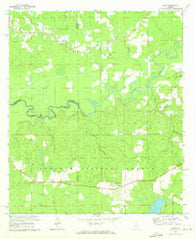 Dixie Alabama Historical topographic map, 1:24000 scale, 7.5 X 7.5 Minute, Year 1971