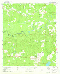 Dixie Alabama Historical topographic map, 1:24000 scale, 7.5 X 7.5 Minute, Year 1971