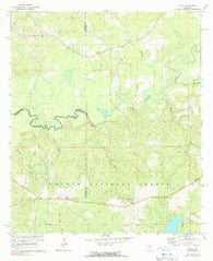 Dixie Alabama Historical topographic map, 1:24000 scale, 7.5 X 7.5 Minute, Year 1971