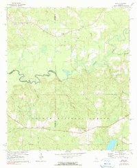Dixie Alabama Historical topographic map, 1:24000 scale, 7.5 X 7.5 Minute, Year 1971