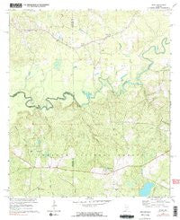 Dixie Alabama Historical topographic map, 1:24000 scale, 7.5 X 7.5 Minute, Year 1971