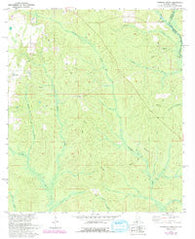 Dogwood Creek Alabama Historical topographic map, 1:24000 scale, 7.5 X 7.5 Minute, Year 1978