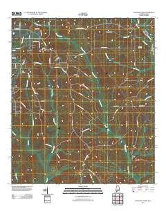 Dogwood Creek Alabama Historical topographic map, 1:24000 scale, 7.5 X 7.5 Minute, Year 2011