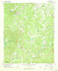 Dora Alabama Historical topographic map, 1:24000 scale, 7.5 X 7.5 Minute, Year 1971