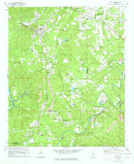 Dora Alabama Historical topographic map, 1:24000 scale, 7.5 X 7.5 Minute, Year 1971