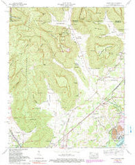 Doran Cove Alabama Historical topographic map, 1:24000 scale, 7.5 X 7.5 Minute, Year 1967