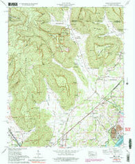 Doran Cove Alabama Historical topographic map, 1:24000 scale, 7.5 X 7.5 Minute, Year 1967