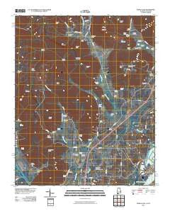 Doran Cove Alabama Historical topographic map, 1:24000 scale, 7.5 X 7.5 Minute, Year 2010