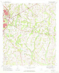 Dothan East Alabama Historical topographic map, 1:24000 scale, 7.5 X 7.5 Minute, Year 1969