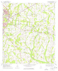 Dothan East Alabama Historical topographic map, 1:24000 scale, 7.5 X 7.5 Minute, Year 1969