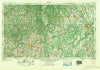 Dothan Alabama Historical topographic map, 1:250000 scale, 1 X 2 Degree, Year 1955