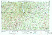 Dothan Alabama Historical topographic map, 1:250000 scale, 1 X 2 Degree, Year 1953