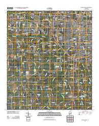 Dothan West Alabama Historical topographic map, 1:24000 scale, 7.5 X 7.5 Minute, Year 2011