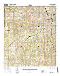 Dothan West Alabama Current topographic map, 1:24000 scale, 7.5 X 7.5 Minute, Year 2014