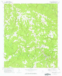 Double Springs Alabama Historical topographic map, 1:24000 scale, 7.5 X 7.5 Minute, Year 1969
