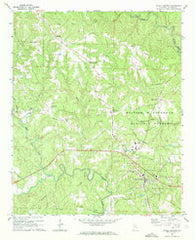 Double Springs Alabama Historical topographic map, 1:24000 scale, 7.5 X 7.5 Minute, Year 1969