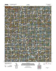 Douglas Alabama Historical topographic map, 1:24000 scale, 7.5 X 7.5 Minute, Year 2011