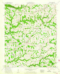Douglas Alabama Historical topographic map, 1:24000 scale, 7.5 X 7.5 Minute, Year 1958