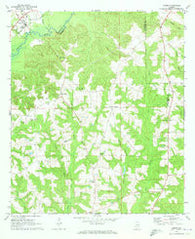 Dozier Alabama Historical topographic map, 1:24000 scale, 7.5 X 7.5 Minute, Year 1971