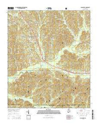 Duncanville Alabama Current topographic map, 1:24000 scale, 7.5 X 7.5 Minute, Year 2014