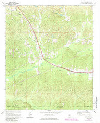 Duncanville Alabama Historical topographic map, 1:24000 scale, 7.5 X 7.5 Minute, Year 1969