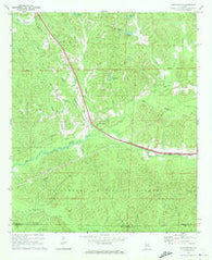 Duncanville Alabama Historical topographic map, 1:24000 scale, 7.5 X 7.5 Minute, Year 1969