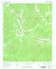 Duncanville Alabama Historical topographic map, 1:24000 scale, 7.5 X 7.5 Minute, Year 1969