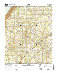Dutton Alabama Current topographic map, 1:24000 scale, 7.5 X 7.5 Minute, Year 2014