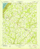 Dutton Alabama Historical topographic map, 1:24000 scale, 7.5 X 7.5 Minute, Year 1950