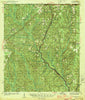 Dyas Alabama Historical topographic map, 1:62500 scale, 15 X 15 Minute, Year 1944