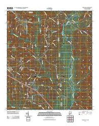 Earlville Alabama Historical topographic map, 1:24000 scale, 7.5 X 7.5 Minute, Year 2011