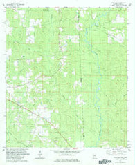 Earlville Alabama Historical topographic map, 1:24000 scale, 7.5 X 7.5 Minute, Year 1982