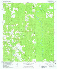 Earlville Alabama Historical topographic map, 1:24000 scale, 7.5 X 7.5 Minute, Year 1982