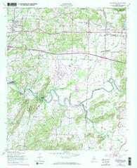 Eastaboga Alabama Historical topographic map, 1:24000 scale, 7.5 X 7.5 Minute, Year 1947