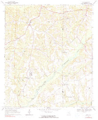 Echo Alabama Historical topographic map, 1:24000 scale, 7.5 X 7.5 Minute, Year 1969