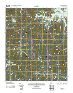 Eclectic Alabama Historical topographic map, 1:24000 scale, 7.5 X 7.5 Minute, Year 2011