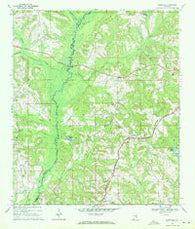 Elamville Alabama Historical topographic map, 1:24000 scale, 7.5 X 7.5 Minute, Year 1969