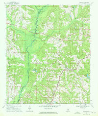 Elamville Alabama Historical topographic map, 1:24000 scale, 7.5 X 7.5 Minute, Year 1969