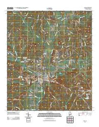 Elba Alabama Historical topographic map, 1:24000 scale, 7.5 X 7.5 Minute, Year 2011
