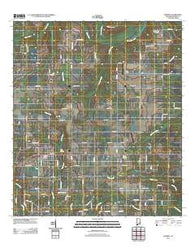 Elberta Alabama Historical topographic map, 1:24000 scale, 7.5 X 7.5 Minute, Year 2011