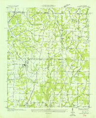 Elkmont Alabama Historical topographic map, 1:24000 scale, 7.5 X 7.5 Minute, Year 1936