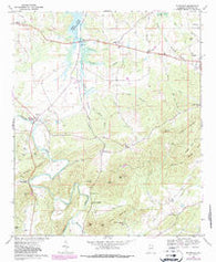 Ellisville Alabama Historical topographic map, 1:24000 scale, 7.5 X 7.5 Minute, Year 1967