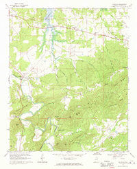 Ellisville Alabama Historical topographic map, 1:24000 scale, 7.5 X 7.5 Minute, Year 1967